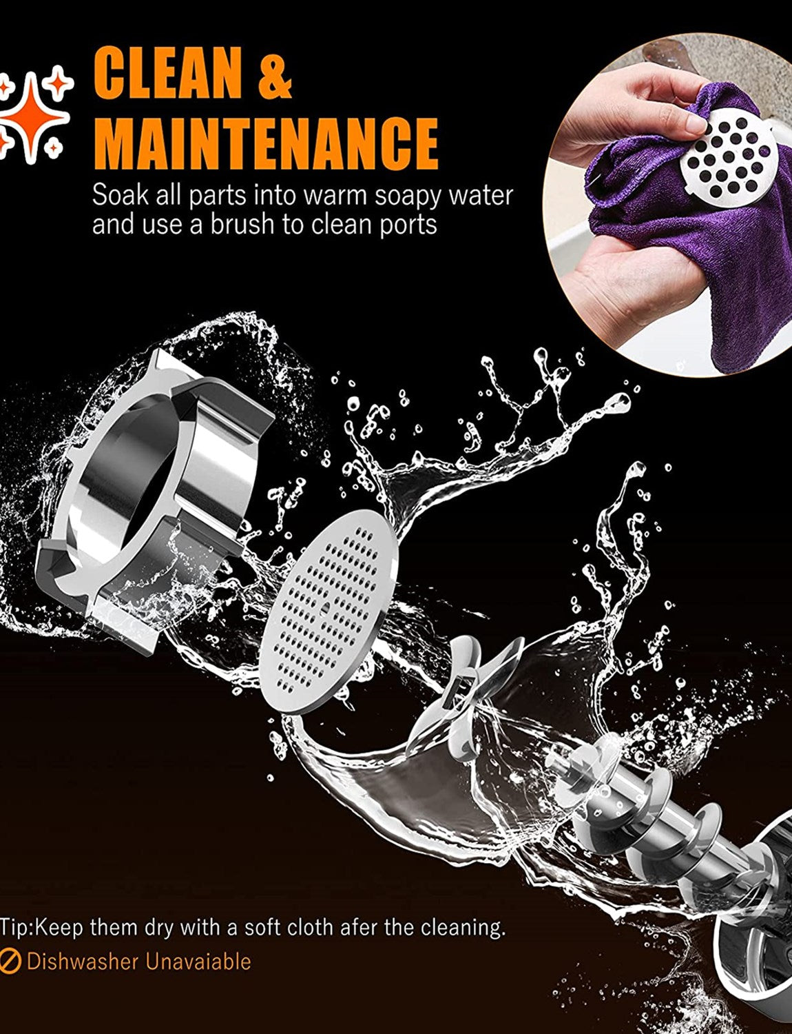 Meat Grinder Electric, 5 In 1 Home Use Heavy Duty Meat Grinder, Sausage StufferKubbe Maker, Vegetable Slicer/Shredder/Grater, Overheat Protection