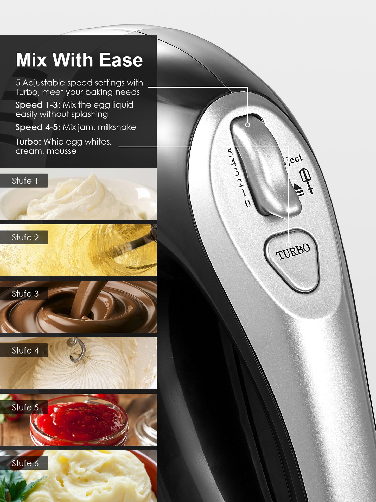 Hand Mixer Stand Mixer 2 in 1
