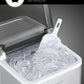 Ice Maker Countertop, 28 lbs Ice In 24 Hrs, 9 Ice Cubes Ready In 5 Minutes, Portable Ice Machine 2L With Led Display Perfect for Parties Mixed Drinks, Ice Scoop & Basket, Silver, NORTHCLAN