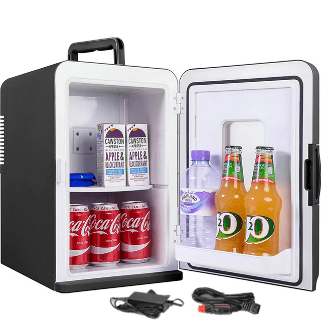 Mini Fridge, Compact Refrigerator, Cooler and Warmer with AC/DC Power ...