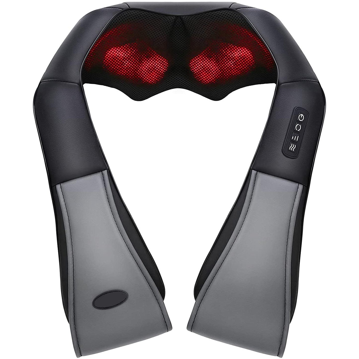 Neck Massager Back Shoulder Massager with Heat and Deep Tissue Kneading Massage Adjustable Intensity for Office Home Car