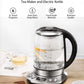 DEALIFE Electric Tea Kettle, 1.7L Variable Temperature Kettle, Glass, Stainless Steel, Mode kt600