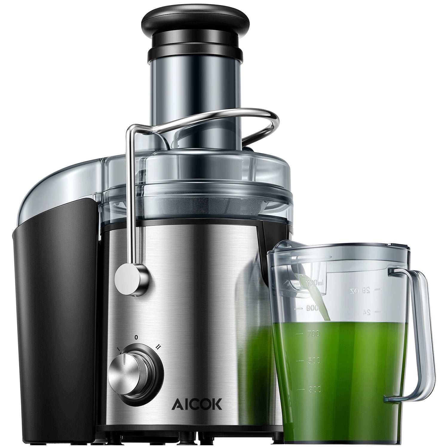 AICOK-Juicer, 1000W Stainless Steel Juicer Machines GS-332 Efficiency Juicer Machine fresh and healthy juice best juicer 2021