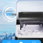 Ice Maker Countertop, 28 Lbs. Ice In 24 Hrs, 9 Ice Cubes Ready In 5 Minutes, Portable Ice Maker Machine 2L With Led Display Perfect For Parties Mixed Drinks, Ice Scoop And Basket (Black)