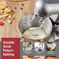 Stand Mixer with Double Dough Hook, 6-speed Dough Mixer with Tilting Head-5.5Qt Stainless Steel Bowl, Including Beater, Dough Hook, Whisk and Splash Guard, Low Noise