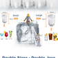 Ice Maker Machine Countertop, 28 lbs in 24 Hrs, 9 Cubes Ready in 5 Mins, 2 Ice Sizes, Portable Ice Maker 2 L with Self-clean, LCD Display, Ice Scoop and Basket Perfect for Home Kitchen Office