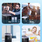 Ice Maker Countertop, 28 Lbs. Ice In 24 Hrs, 9 Ice Cubes Ready In 5 Minutes, Portable Ice Maker Machine 2L With Led Display Perfect For Parties Mixed Drinks, Ice Scoop And Basket (Black)
