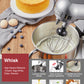Stand Mixer with Double Dough Hook, 6-speed Dough Mixer with Tilting Head-5.5Qt Stainless Steel Bowl, Including Beater, Dough Hook, Whisk and Splash Guard, Low Noise