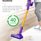 AUYOU Cordless Vacuum Cleaner 5 in 1 Ultra-Lightweight 20Kpa Power Suction Handheld Vacuum Cleaner with Washable HEPA Filter for Home, Car, Pet Hair, Carpet, Hard Floor