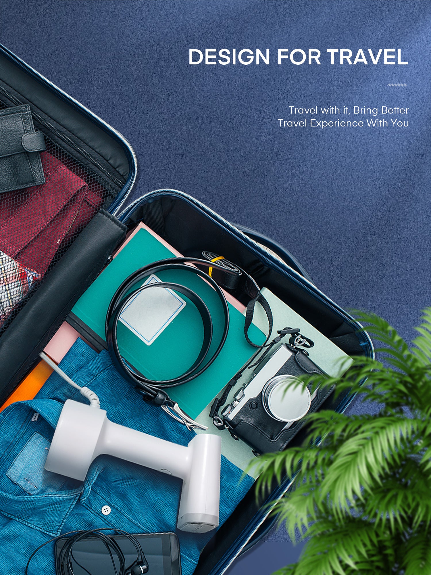 Travel Steamer Stoomstrijkijzer 2-in-1 voor alle stoffen, 1200 W, 15 s Travel Steamer Stoomstrijkijzer 2-in-1 voor alle stoffen, 1200 W, 15 s
