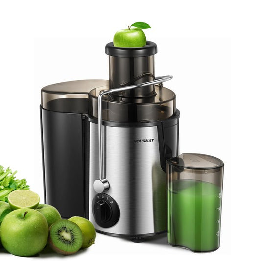 Juicer, AICOOK Juicer Machines Vegetable and Fruit with 3-Speed Setting, Upgraded Version 400W Motor Quick Juicing, Juicing Recipe Included