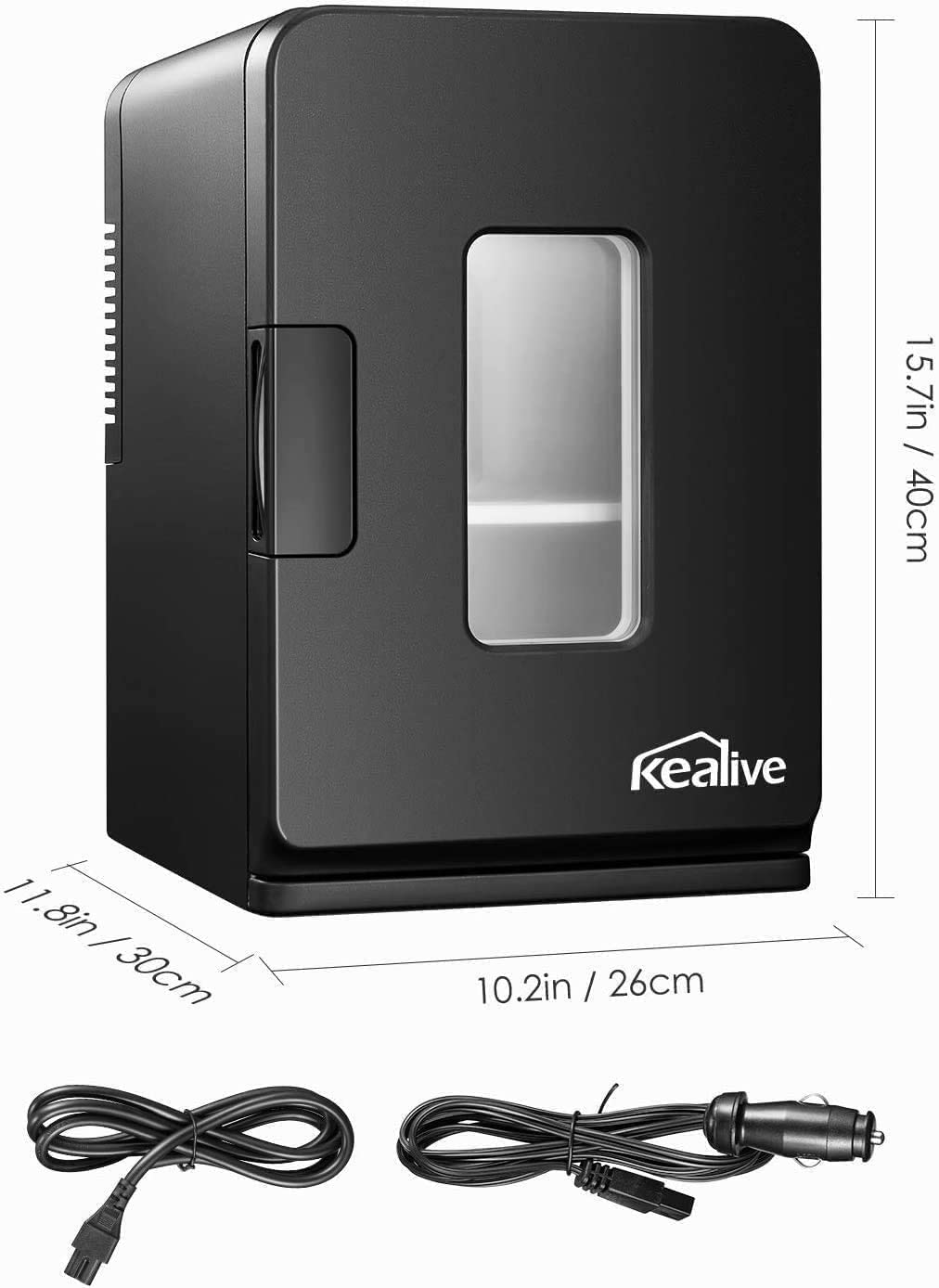 Kealive- Mini Fridge Cools & Heats, Makeup Skincare Fridge YT-A-15X