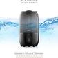 iTvanila -Cool Mist Humidifier 2.7L/0.7Gal Quiet Touch Operation - 360° Rotating Nozzle HU-C1 Black,  living rooms, nursery room, bedroom, office use humidifier