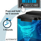 Ice Maker Machine Self Clean, 3 Size S/M/L, 13 KG / 28 lbs Ice in 24 Hrs, 9 Cubes in 6 Mins Ice Cube Maker, Timer, Ice Scoop, Basket & LED Display, for Home, RV, Kitchen, Office, Bar - Stainless Steel