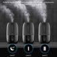 iTvanila -Cool Mist Humidifier 2.7L/0.7Gal Quiet Touch Operation - 360° Rotating Nozzle HU-C1 Black, adjustable mist,  space saving