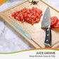 Cutting Boards, Bamboo Chopping Board for Kitchen, Reversible Carving Board with Juice Groove for Meat Cheese and Vegetables