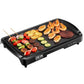 DEIK Electric Griddle, 1600W Nonstick Pancake Griddle, Smokeless Coated Griddle Pan with 5-Level Control with Adjustable Temperature & Oil Drip Tray, 11" x 21", Family Sized, Black