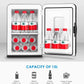 Kealive- Mini Fridge Cools & Heats, Makeup Skincare Fridge YT-A-15X, portable ice water,  water freezer 