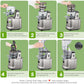 AICOOK 75MM Cold Juice Extractor, Fruit, Vegetable, Baby Food and Ice Cream Extractor, Quiet, Juice Recipe, Pre-Clean Function, Vertical,