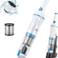 AUYOU-Battery Handheld Vacuum Cleaner, 12KPa Handheld Vacuum Cleaner, Bagless, Washable HEPA Filter, 20 Mins Running Time with Charging Station, Lightweight Car Vacuum Cleaner for Car, Kitchen, Office, Home, White, 28 x 7 x 7 cm