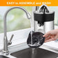 AICOK Electric Citrus Juicer with 2 Stainless Steel Cones, Quiet 85W Motor, Fast Fresh Juice, BPA Free, Dishwasher Safe