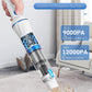 AUYOU-Battery Handheld Vacuum Cleaner, 12KPa Handheld Vacuum Cleaner, Bagless, Washable HEPA Filter, 20 Mins Running Time with Charging Station, Lightweight Car Vacuum Cleaner for Car, Kitchen, Office, Home, White, 28 x 7 x 7 cm