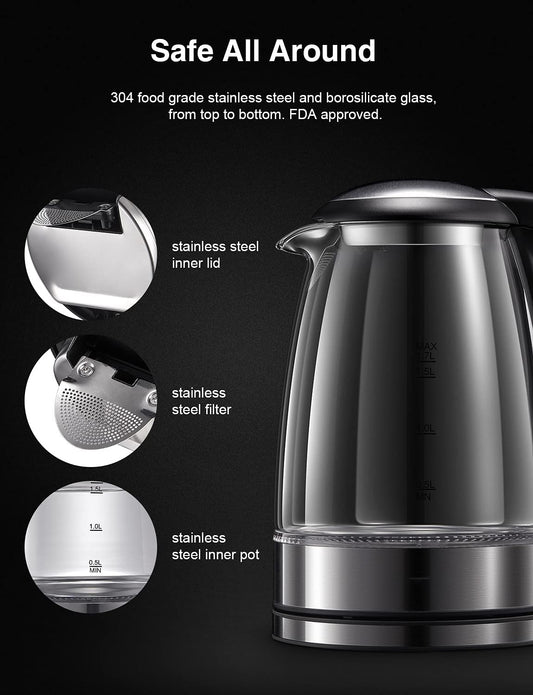 Premium AI Image  A purple electric kettle with a power button on the  bottom.