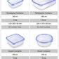 Food Storage Container Set with Lid, 20 Piece Storage Containers Set, BPA Free, Suitable for Microwave, Freezer and Dishwasher Bento Box