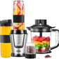 DEIK | Personal Smoothie Blender, Bullet Blender for Shakes and Smoothies, Single Serve Mini Blender for Kitchen, 500W