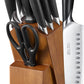 Kitchen Knife Set, 8 Piece Professional Knife Set, Knife Block Set with Wood Block, German High Carbon Stainless Steel