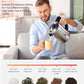 Electric Kettle Temperature Control with Color Changing LED Indicator,Kettle with Auto Shut - Off Protection, Stainless Steel, 1.7L, Easy View windows
