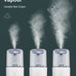 iTvance Humidifier, Bedroom Cold Mist Humidifier, 4.5L Gal Baby Humidifier, Output Adjustable, Lasts to 30 Hours, Whisper-Quiet, Auto Off, Filterless Humidifier for Home Office, White