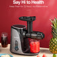 Juicers, Juicer Machines, Slow Masticating Juicer Extractor Easy to Clean, Cold Press Juicer with Two Speed Modes, Quiet Motor & Reverse Function, Recipes for Fruits and Vegetables