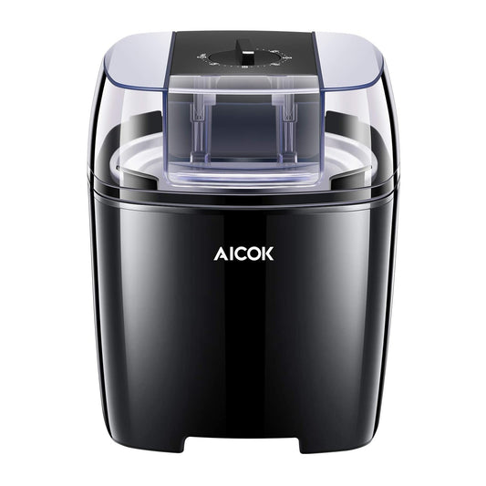 AICOK  1.5L Ice Cream Maker, Yogurt Function, Compact Ice Cream Machine