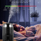 iTvanila -Quiet Humidifier 2.7 L/0.7 Gal Baby Humidifier HU-C1A Black , sleep quality improve, quiet operation