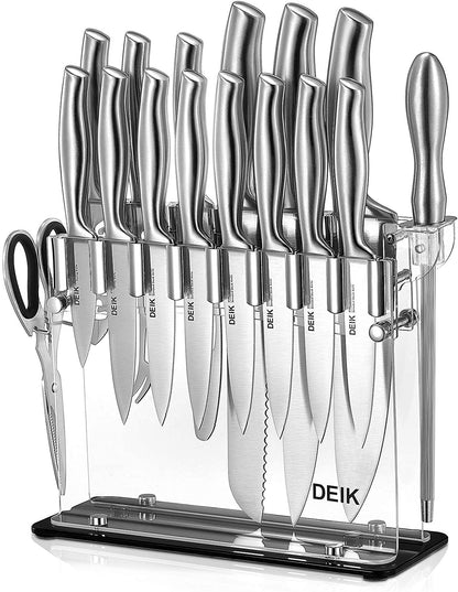 Knife Set, 14 PCS High Carbon Stainless Steel Super Sharp Kitchen