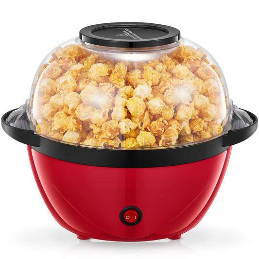 Popcorn Machine, Retro Theatrical Butter Popcorn Machine, Christmas and Movie Night Gift