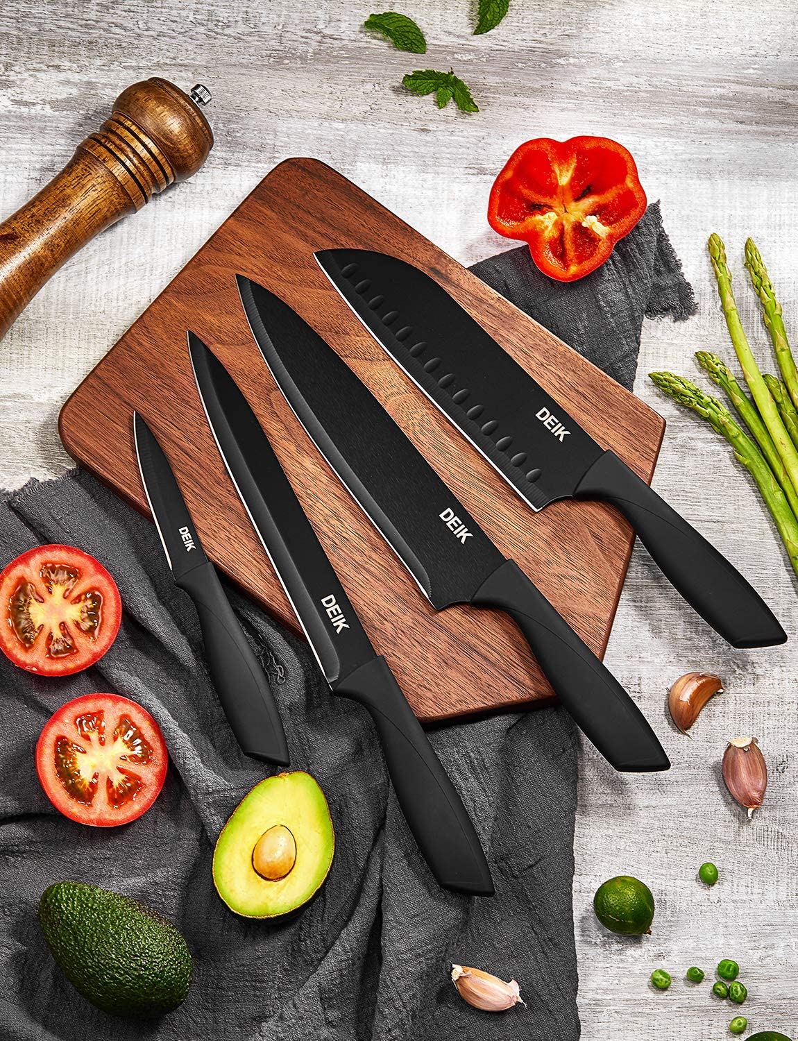 Steak Knives Stainless Steel Standing Steak Knife, Ultra-sharp