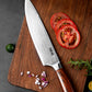 DEIK 8 inch Chef Knife German High Carbon Stainless Steel Kitchen Knife with Ergonomic Handle, Super Sharp Knife with Damascus Pattern, Professional Choice for Home Cooking and Restaurant
