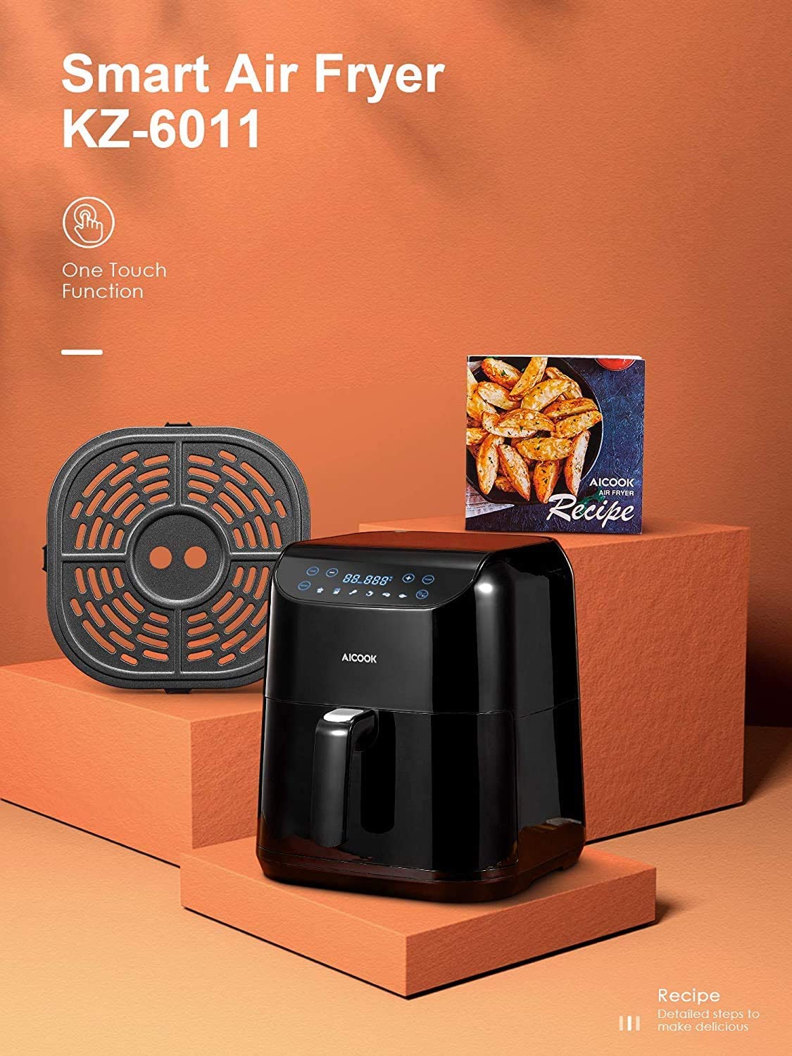 Smart Cooking hot air fryer 5.5l