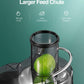 Aicook | Centrifugal Juicer Machines, 800W Juice and Vegetable Extractor 5-Speed Touch Screen, 3.1'' Big Mouth, Quiet Motor, Non-Slip Feet