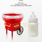 AICOOK | Cotton Candy Machine, Nostalgia Candy Floss Maker, Includes Sugar Scoop and 10 Cones, Good Grade Material, BPA Free, Safe, Red