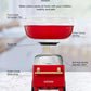 AICOOK | Cotton Candy Machine, Nostalgia Candy Floss Maker, Includes Sugar Scoop and 10 Cones, Healthy and Safe, Red